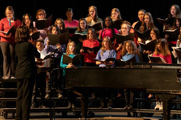 2023 All County Chorus Students Performing
